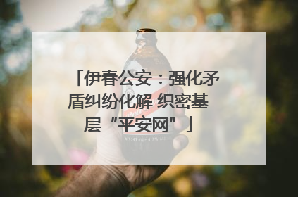 伊春公安：强化矛盾纠纷化解 织密基层“平安网”